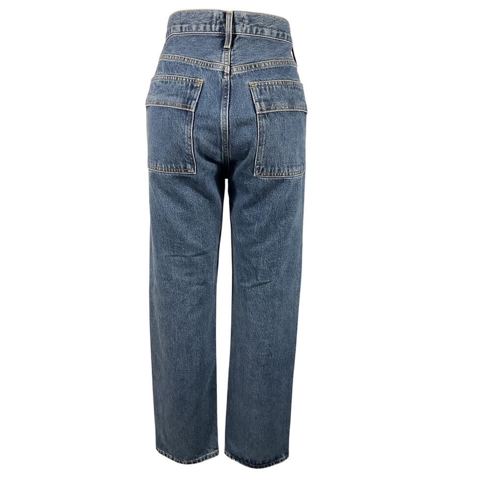 Agolde Utility Blue Cooper Cargo Denim Jeans Size 26 - Picture 3 of 6